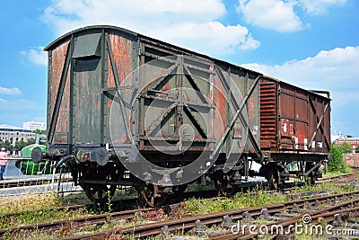 Freight wagons Stock Photo