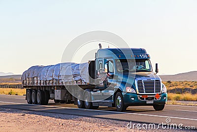 Freightliner Cascadia Editorial Stock Photo