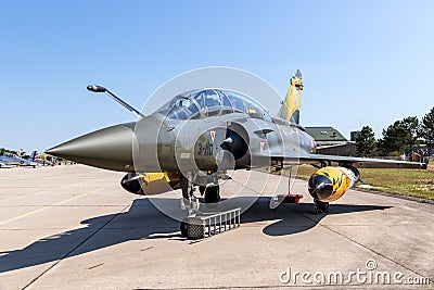 French Air Force Dassault Mirage 2000 fighter jet Editorial Stock Photo