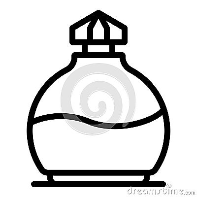 French aroma perfume icon, outline style Vector Illustration