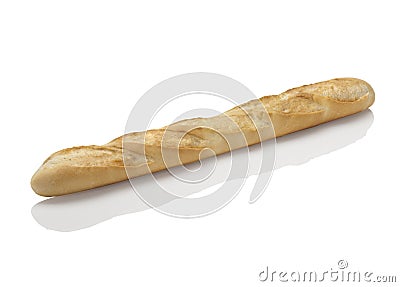 French baguette isolated Stock Photo