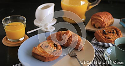 A French breakfast Stock Photo