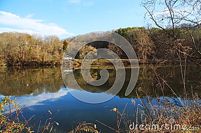 French Broad River Stock Photo