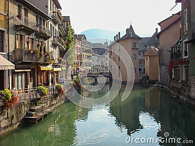 French Canals Stock Photo