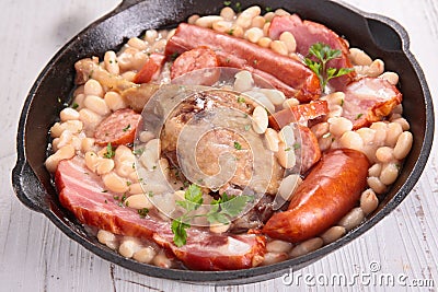French cassoulet Stock Photo