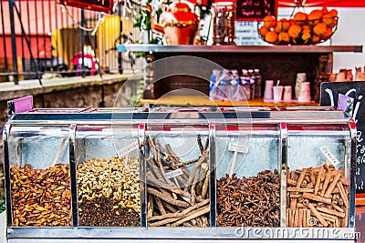 French christmas market Stock Photo