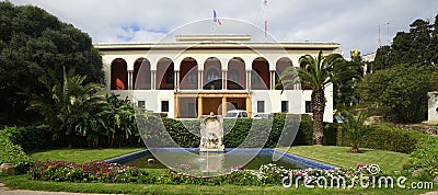 French Consulate in Tangier, Morocco Editorial Stock Photo