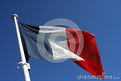 French Flag Stock Photo