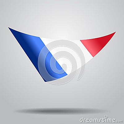 French flag background. Vector illustration. Vector Illustration