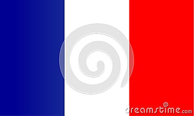 French flag Vector Illustration