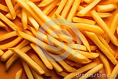 All-Time Classic Perfect French Fries Stock Photo