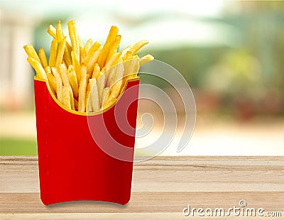 French fries Stock Photo