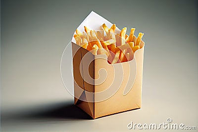 French fries potato snack Stock Photo