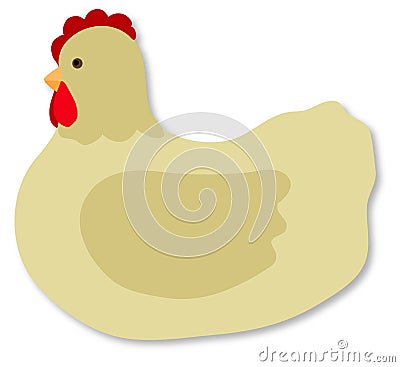 French Hen Stock Photo