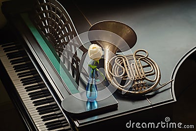 Musical instruments Stock Photo