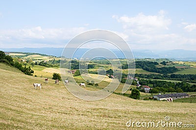 French landscape Stock Photo