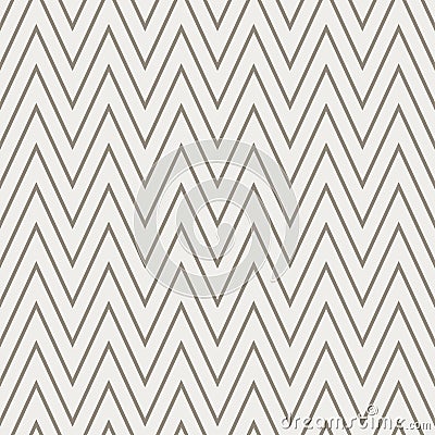 French Linen Chevron Stripe Texture Background. Ecru Flax Seamless Pattern. Ikat Zig Zag Edge Line Swatch. Off White Unbleached Stock Photo