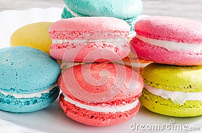 French macaron cake Stock Photo