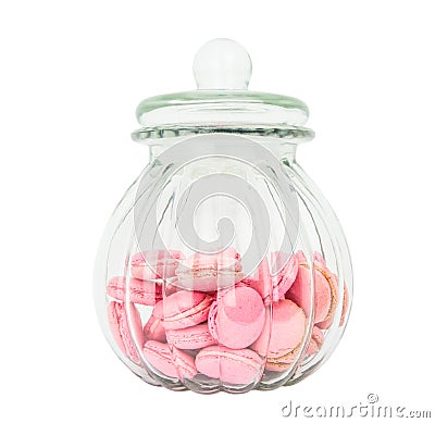 French Macaron In A Jar III Stock Photo