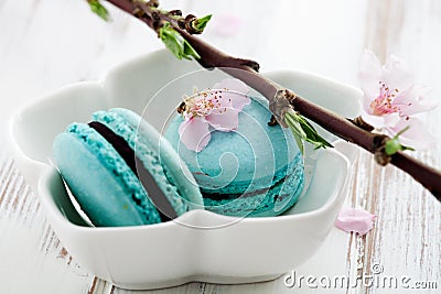 French macaroons Stock Photo