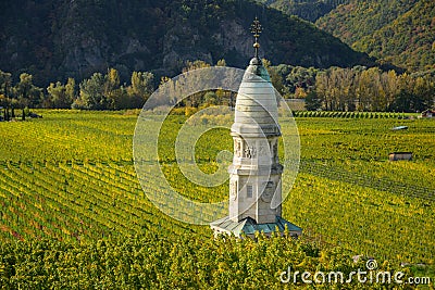 The French monument near Duernstein in Wachau Austria Editorial Stock Photo