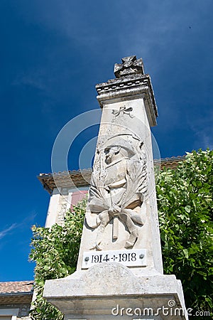 French monument world war two Stock Photo