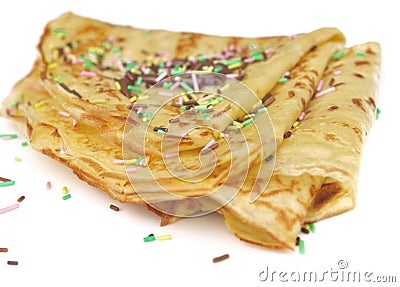 French pancake festive Stock Photo