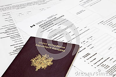 Application for Permanent residence visa in Canada Stock Photo