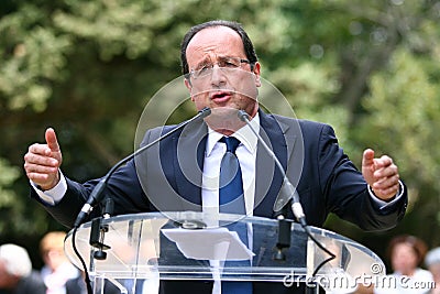 French politician Francois Hollande Editorial Stock Photo