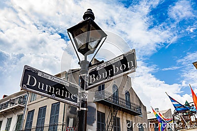 French Quarter Cityscape Stock Photo