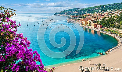 French Riviera coast Stock Photo