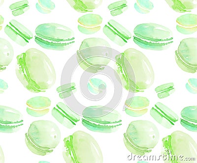 French sweets handdrawn concept. Cartoon Illustration