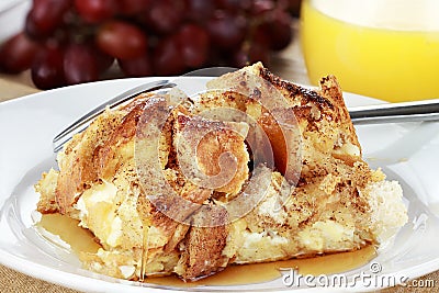 French Toast Casserole Stock Photo