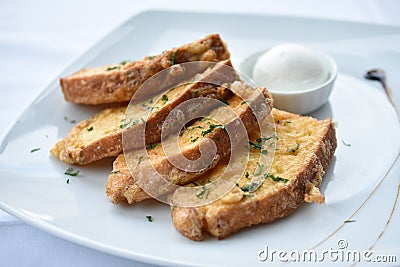 French toast. Stock Photo