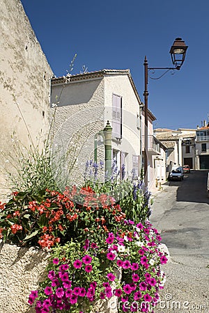 French Village view Provence Stock Photo