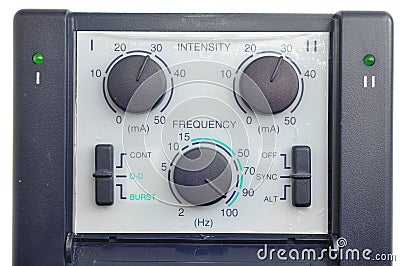 Frequency and Intensity Stock Photo