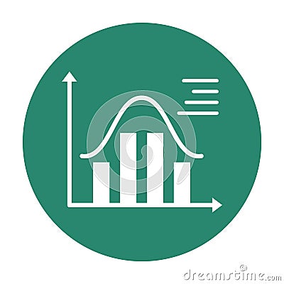 Frequency Polygon Glyph Style vector icon which can easily modify or edit Vector Illustration