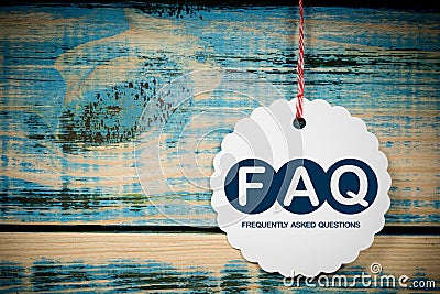 Frequently Asked Questions Stock Photo