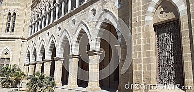 Frere Hall Karachi in SInd Pakistan Stock Photo