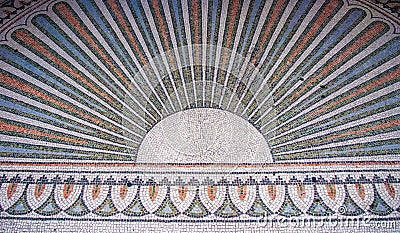 Fresco Mosaics in Ravenna Stock Photo