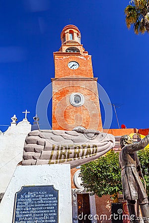 Frescoes Basilicas Sanctuary of Jesus Atotonilco Mexico Stock Photo