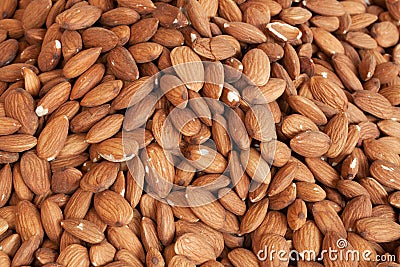 Fresh almonds Stock Photo
