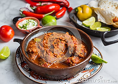 Cochinita Pibil, traditional Mexican food from Yucatan ai Stock Photo