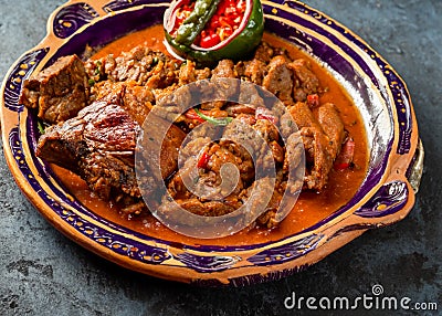 Cochinita Pibil, traditional Mexican food from Yucatan ai Stock Photo