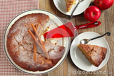 Applesauce cake Stock Photo
