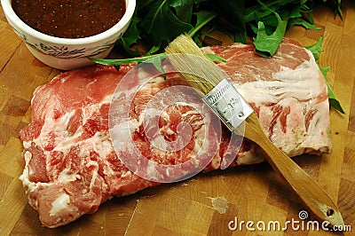 Fresh Baby Back Ribs Stock Photo