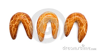 Fresh Bagels Isolated Stock Photo