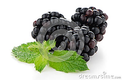 Fresh berry blackberry Stock Photo
