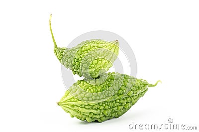 Fresh bitter gourd Stock Photo