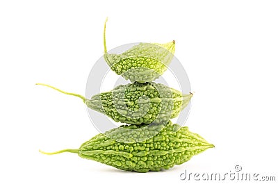 Fresh bitter gourd Stock Photo